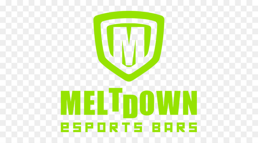 โลโก้ Meltdown Esports Bars，สีเขียว PNG