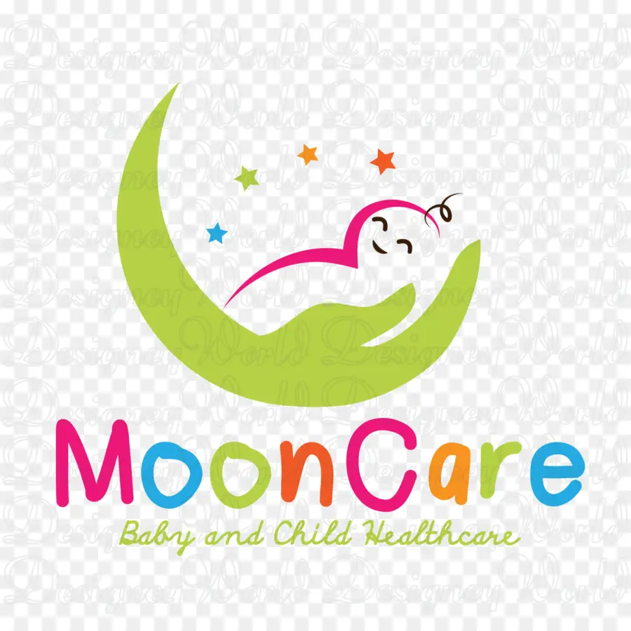 โลโก้ Mooncare，การดูแลสุขภาพ PNG