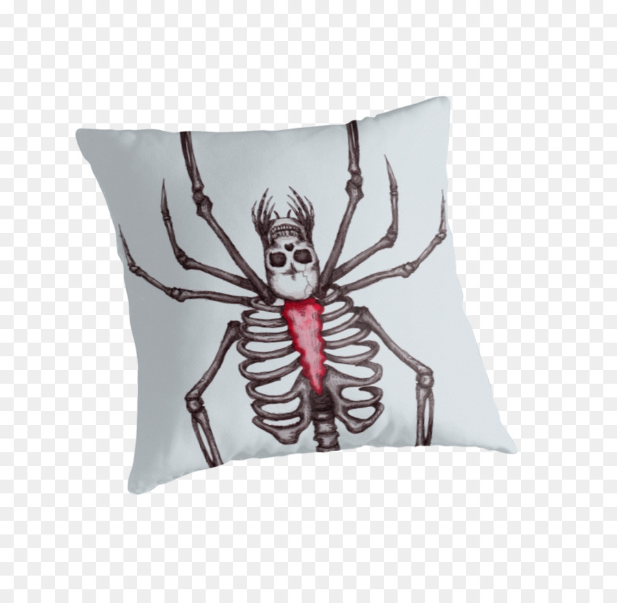 Skeleton Spider，หมอน PNG