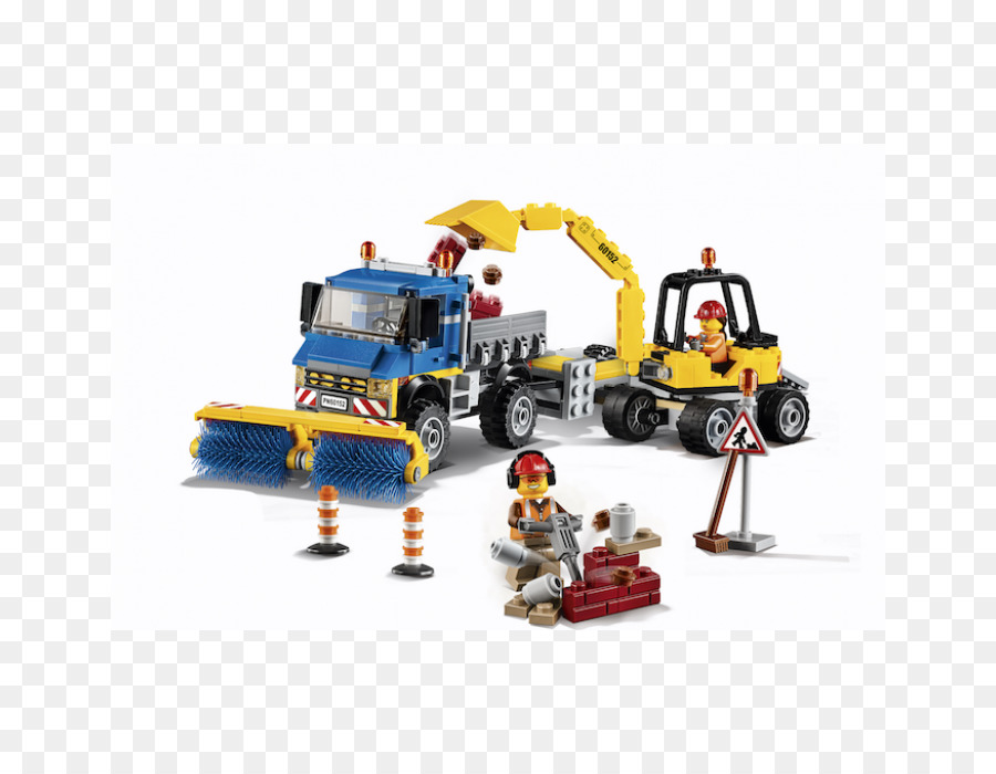 Lego เมือง，Lego 60152 เครื่องปัดกวาดเมือง Excavator PNG