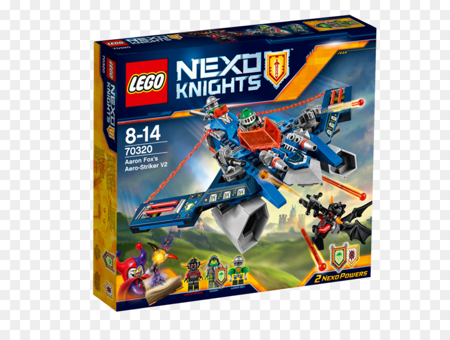 Lego 70320 Nexo อัศวินแอรอนหน่วยฟ๊อกซ์เป็น Aerostriker V2，เล โก้ PNG