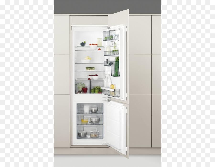 Aeg Scb61824lf Refrigeratorfreezer ผิวขาว，ตู้เย็น PNG