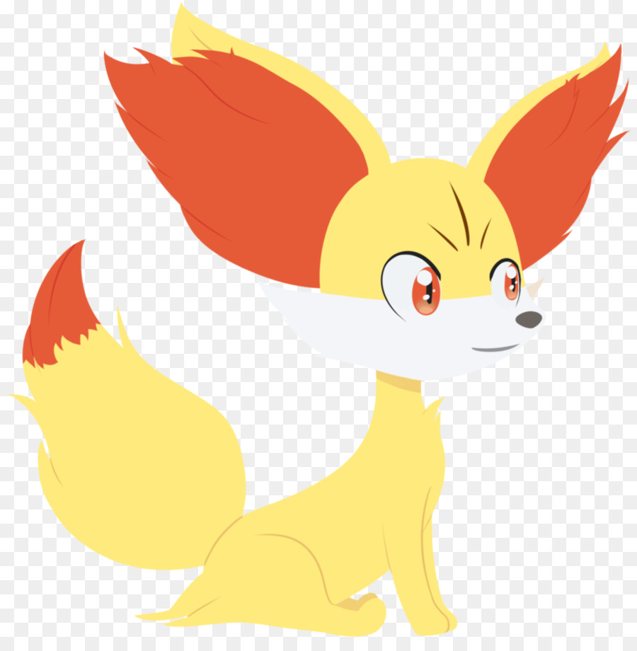 สีแดงหน่วยฟ๊อกซ์，Fennekin PNG