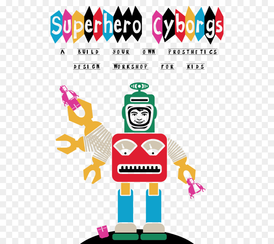 โปสเตอร์ Superhero Cyborgs，หุ่นยนต์ PNG