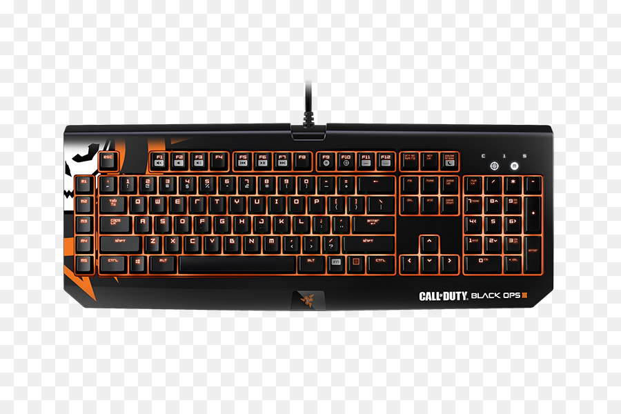 แป้นพิมพ์คอมพิวเตอร์，Razer Blackwidow Chroma PNG