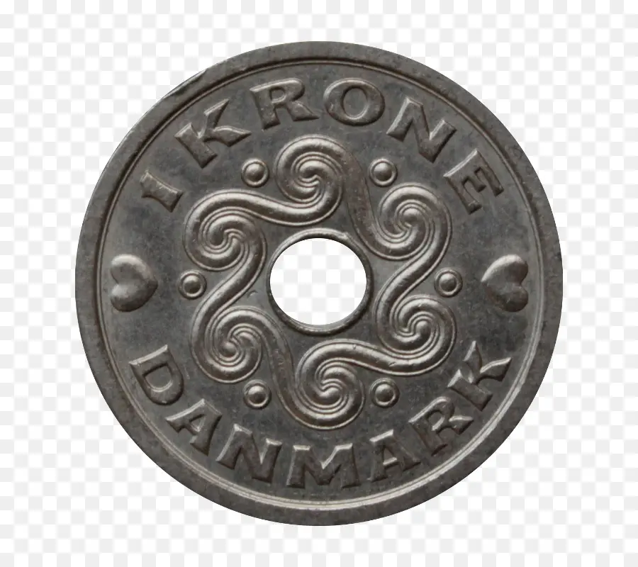 1 Krone Coin，เดนมาร์ก PNG