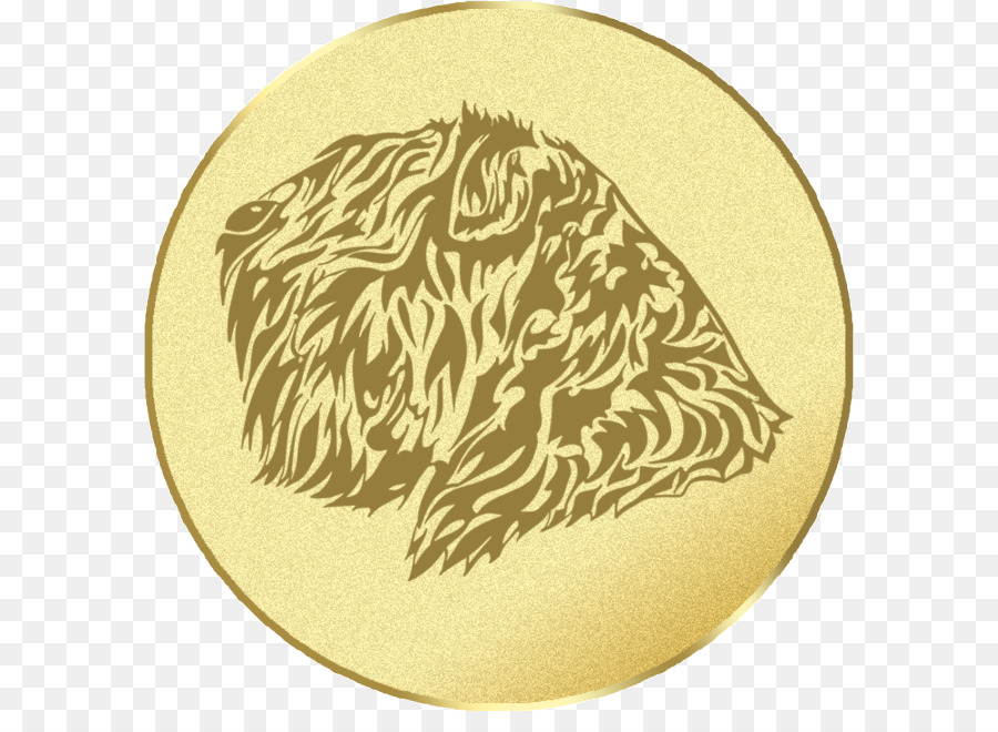Bouvier Des Flandres，เหรียญ PNG