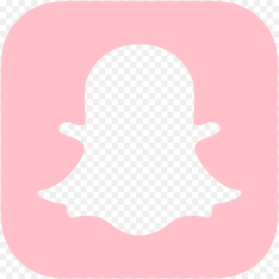 โลโก้ Snapchat สีชมพู，โซเชียลมีเดีย PNG