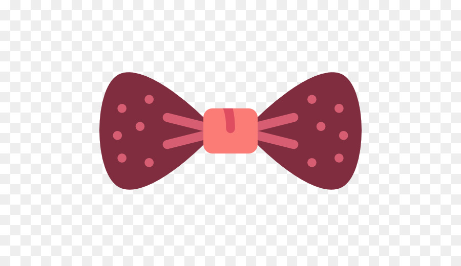 Polka Dot Bow，สีชมพู PNG