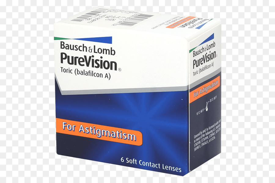 ติดต่อเส้นพริ้วไหว，Bausch Lomb Purevision Toric PNG