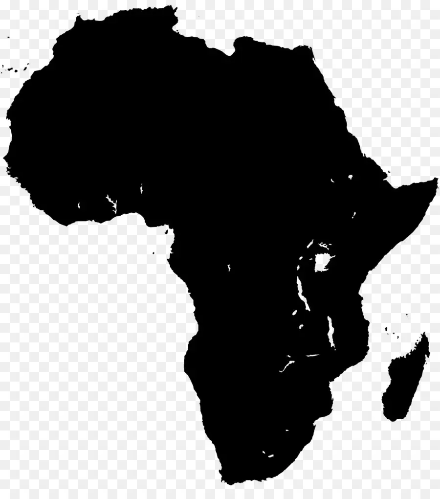 แอฟริกา，เว็กเตอแผนที่ PNG