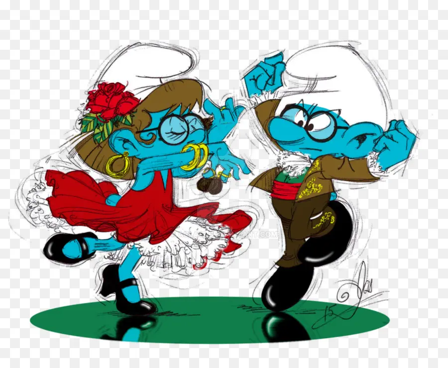 การเต้น Smurfs，Smurfs PNG