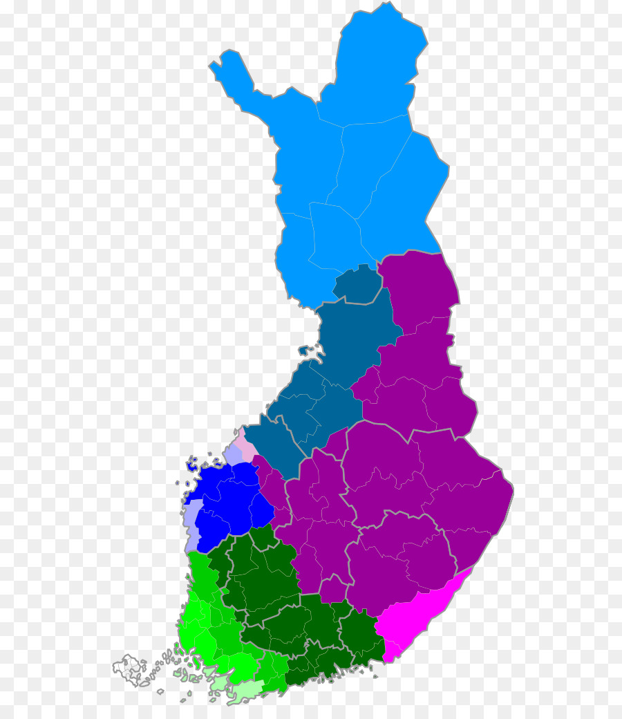 ฟินแลนด์ Name，แผนที่ PNG