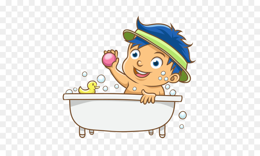 เด็กคน，อาบน้ำ PNG