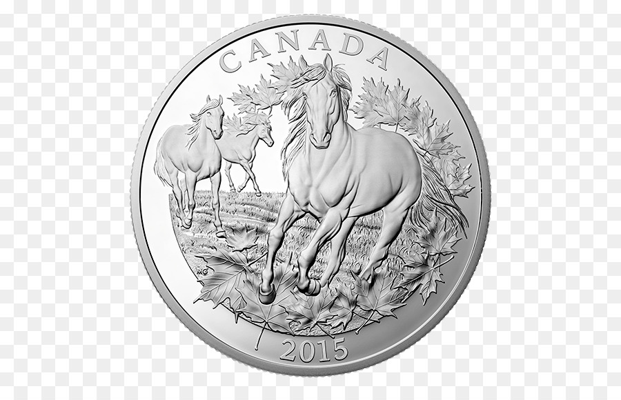 แคนาดาม้า，เหรียญ PNG