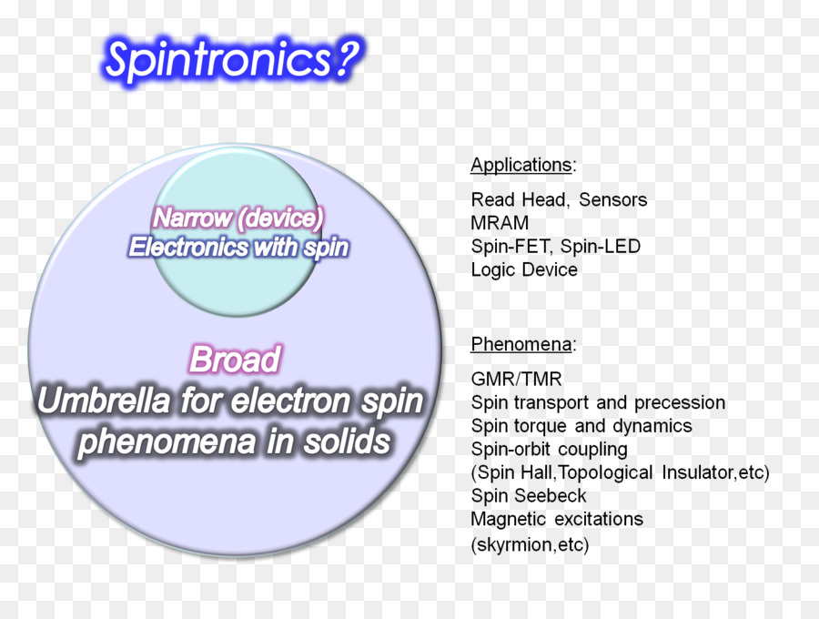 หมุนเครื่องอิเล็กทรอนิก，ปริมาณสารอินทรีย์ Spintronics PNG