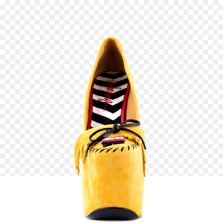 สีเหลือง，Highheeled รองเท้า PNG