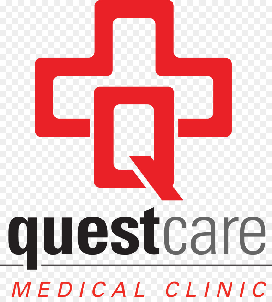 โลโก้，Questcare ทางการแพทย์คลีนิคอยู่ที่ Mansfield PNG