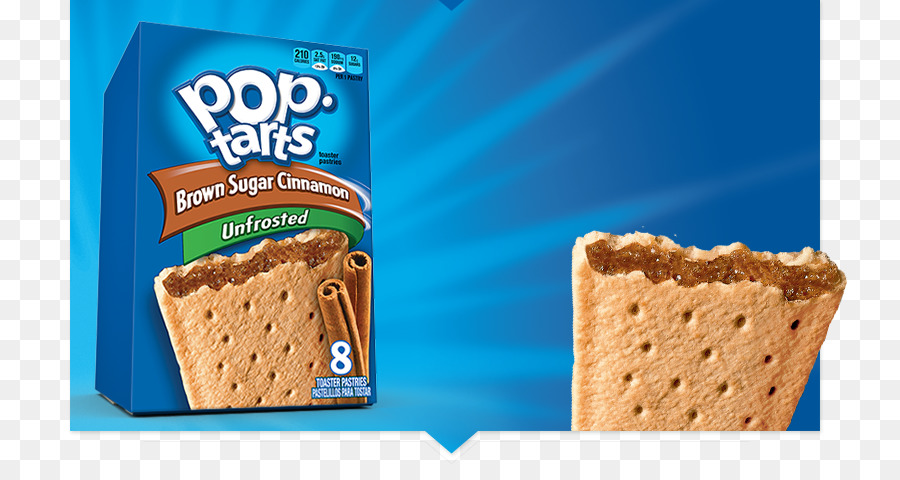 เคลล๊อน Poptarts Frosted สีน้ำตาลน้ำตาลชินนามอนเครื่องปิ้งขนมปังอบขนมเพสตรี้，เครื่องปิ้งขนมปัง Pastry PNG