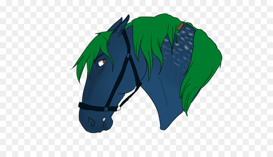 ม้า，สีเขียว PNG