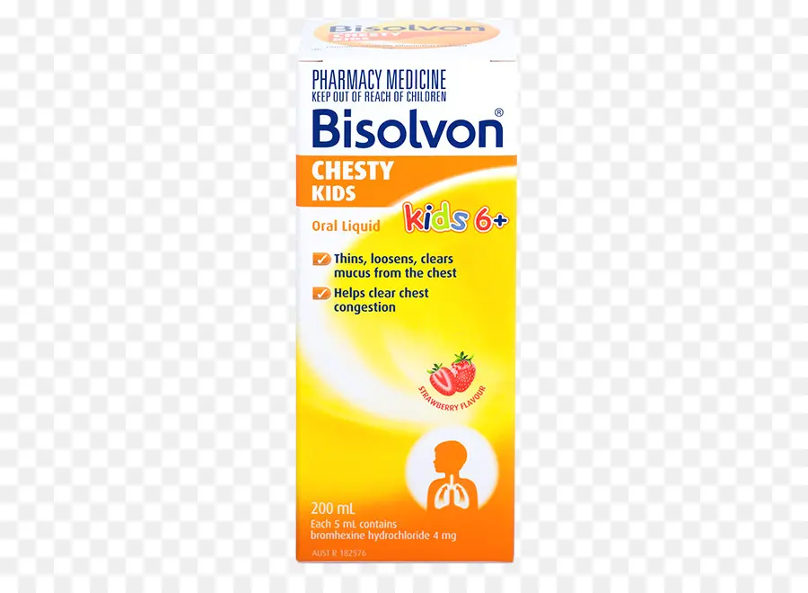 ยา Bisolvon，เด็กเชสตี้ PNG