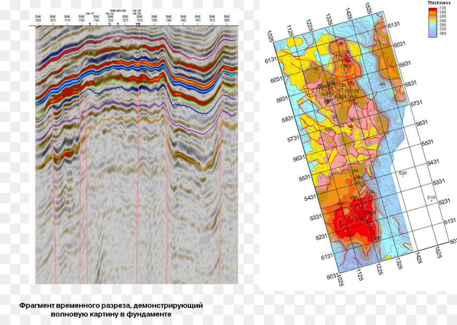 Seismic โบกมือ，Facies PNG