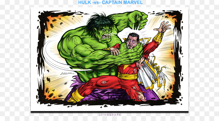 Hulk Vs Captain Marvel，ต่อสู้ PNG