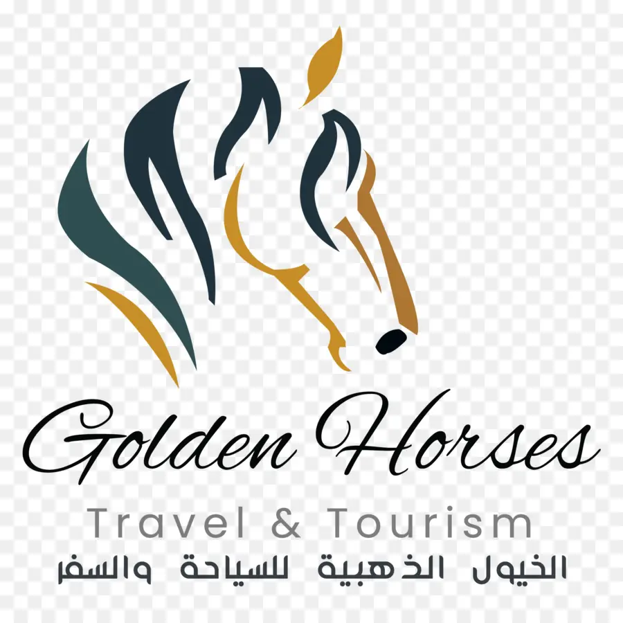 โลโก้ Golden Horses，การท่องเที่ยว PNG