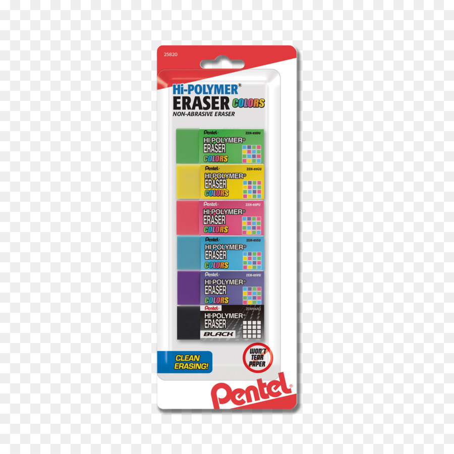 Pentel Erasers，เครื่องเขียน PNG