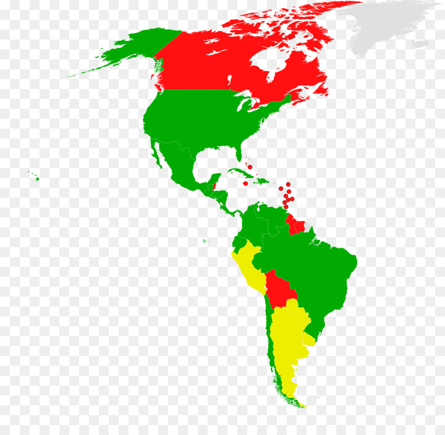 แผนที่อเมริกา，อเมริกาเหนือ PNG