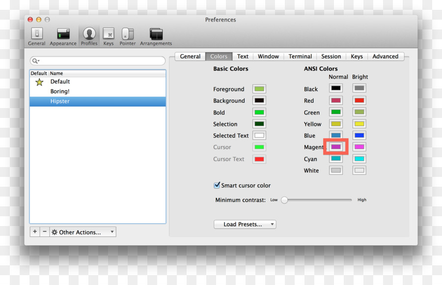 Iterm2，เทอร์มินัล PNG