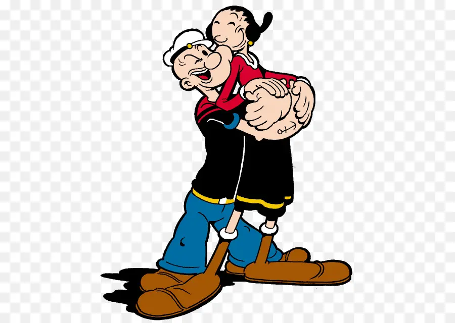 Popeye และ Olive Oyl，กอด PNG