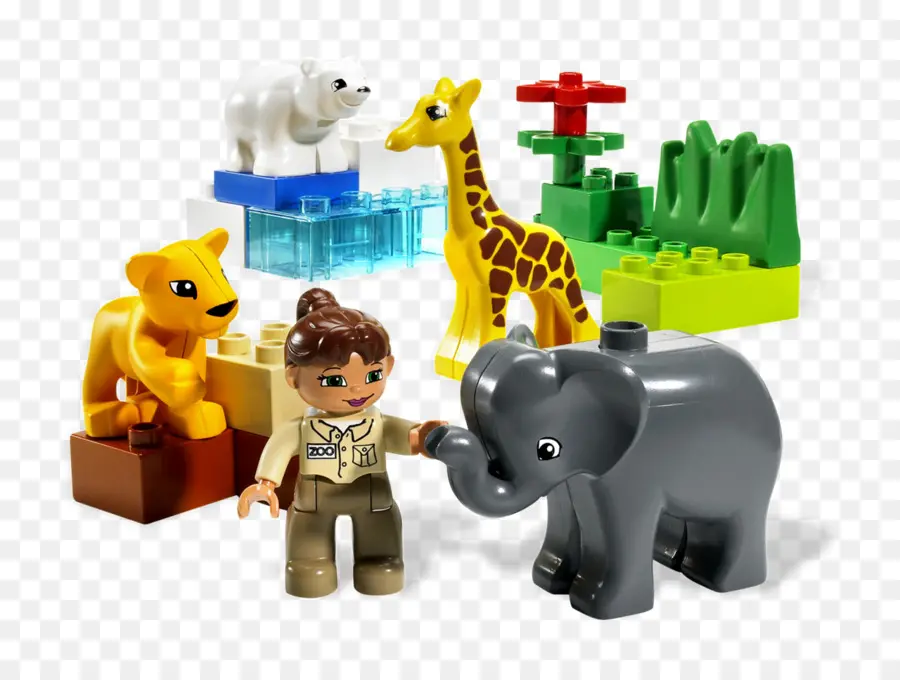 Amazoncom，Lego Duplo 4962 เด็กวนสัตว์ PNG