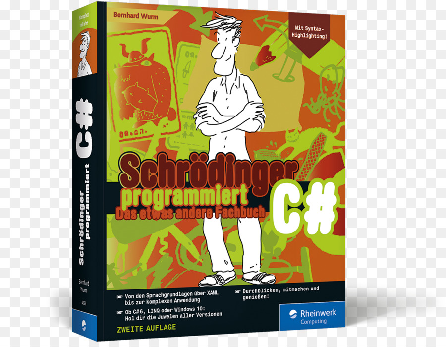 Schrödinger ตั้งโปรแกรม C คมหนังสือ，Schrödinger ถูกตั้งโปรแกรมในซีตอนนี้กับ C14 และการทำตัวเน้นไวยากรณ์ PNG