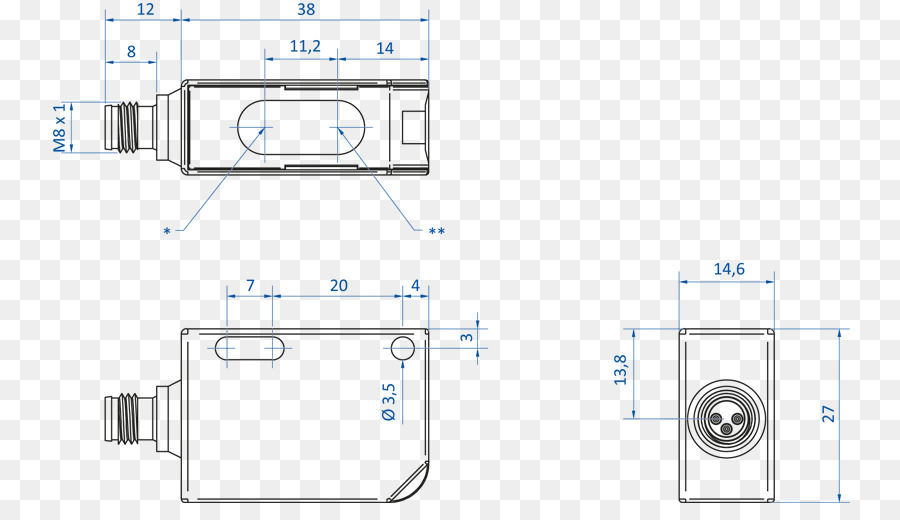 ตัวตรวจจับ，ส่วนประกอบอิเล็กทรอนิกส์ PNG