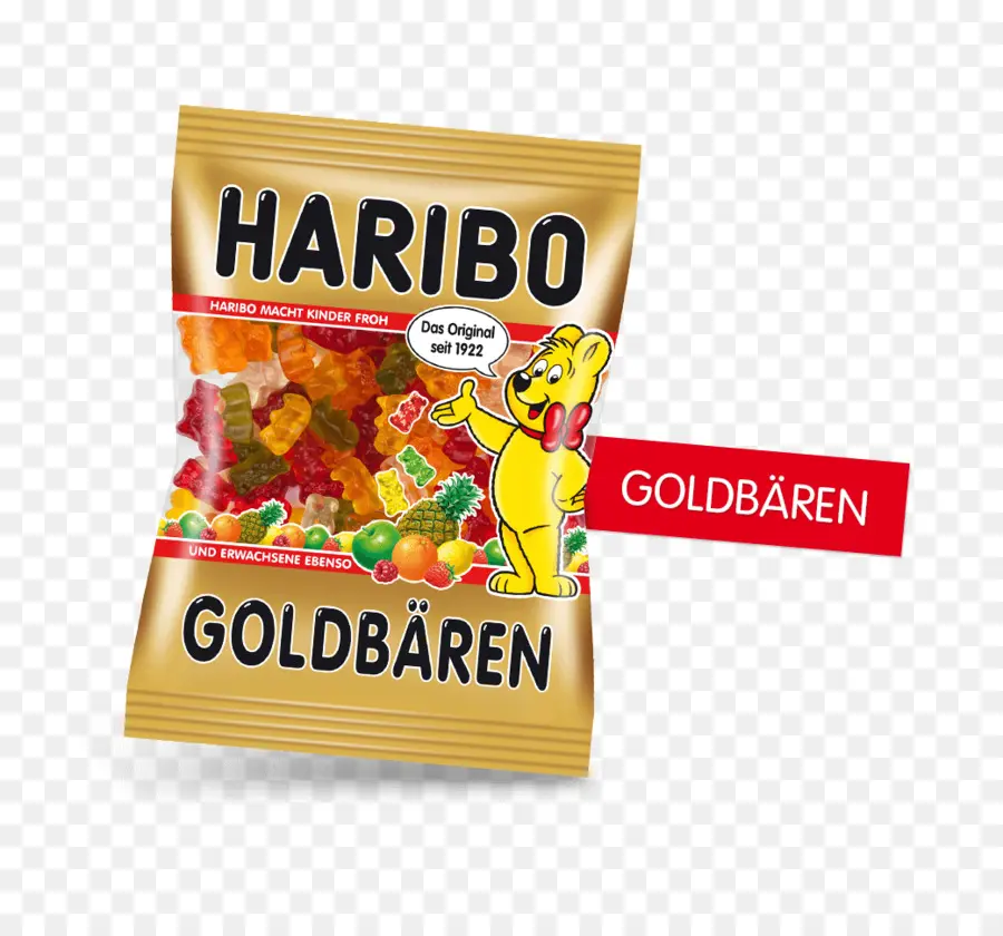 Haribo Gold Bears，ลูกอม PNG