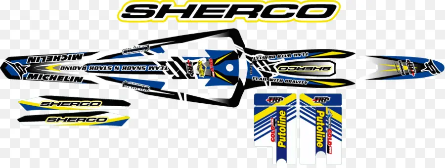 กราฟิก Sherco，รถจักรยานยนต์ PNG