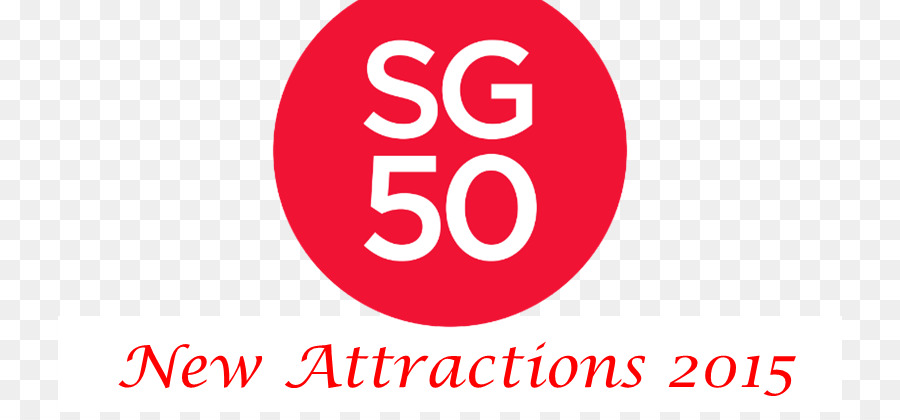 โลโก้ Sg50，สีแดง PNG