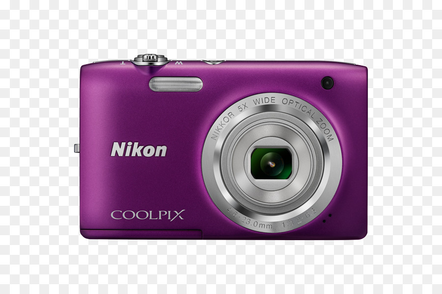 Nikon Coolpix S2800201 Mp งจุดยิงกล้องดิจิตอลกับ 5x，Nikon Coolpix S2800201mp ดิจิตอลของกล้องเงิน PNG