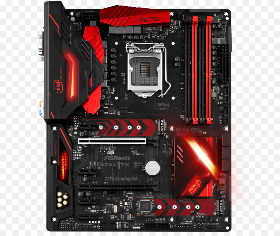 เมน บอร์ด，Asrock Fatal1ty H270m การแสดง PNG