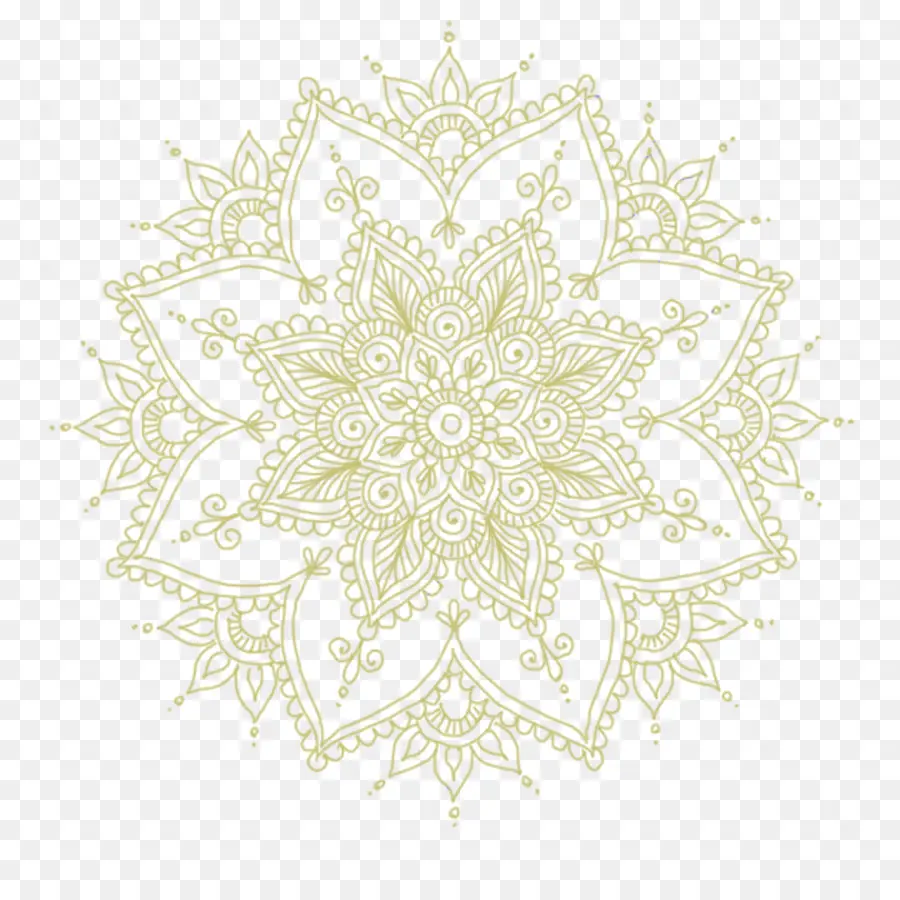 Golden Mandala，ออกแบบ PNG