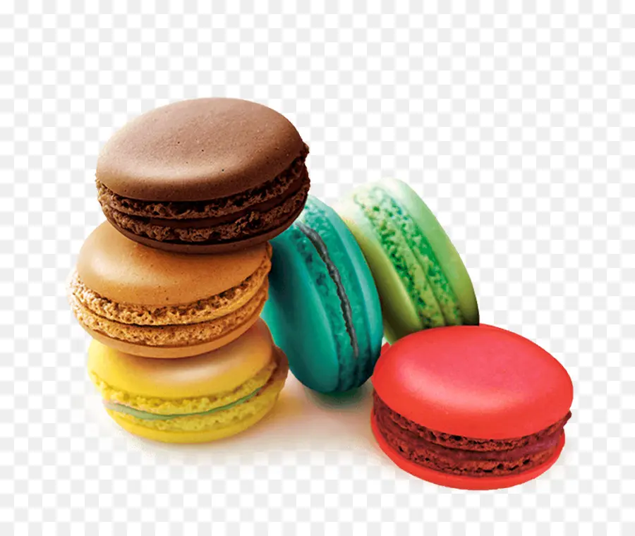 Macarons สีสันสดใส，ขนม PNG