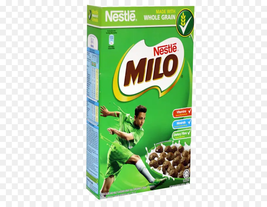 กล่องซีเรียล Milo，อาหารเช้า PNG