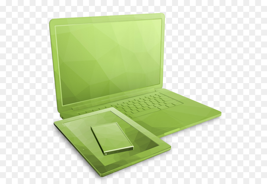 แล็ปท็อป，สีเขียว PNG