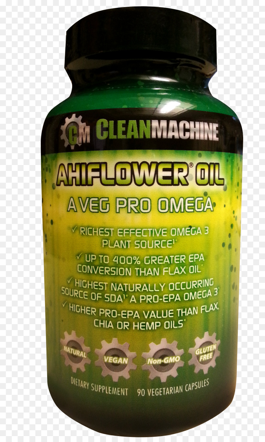 สะอาดเครื่อง Ahiflower น้ำมัน 90 เปอร์เซ็นมังสวิรัติ Capsules，Dietary เสริม PNG