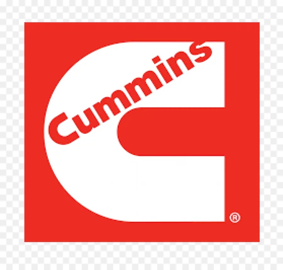 โลโก้ Cummins，สีแดง PNG