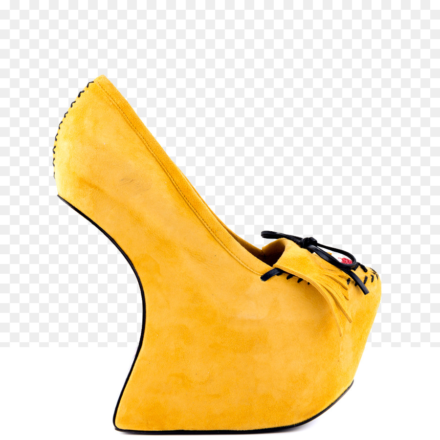 สีเหลือง，Highheeled รองเท้า PNG