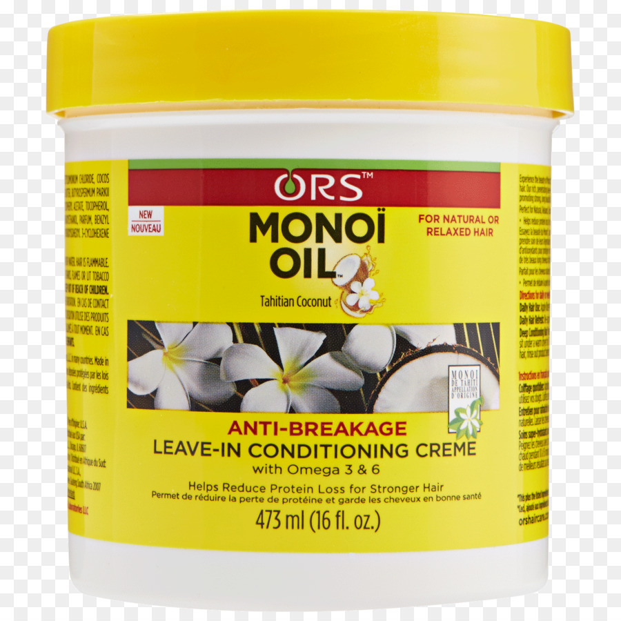 Monoi น้ำมัน，Ors Monoi น้ำมัน Antibreakage Leavein Conditioning Creme PNG