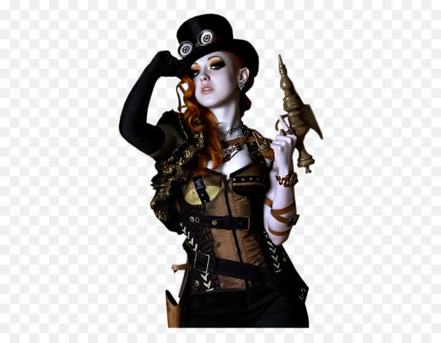 ผู้หญิง Steampunk，เครื่องแต่งกาย PNG