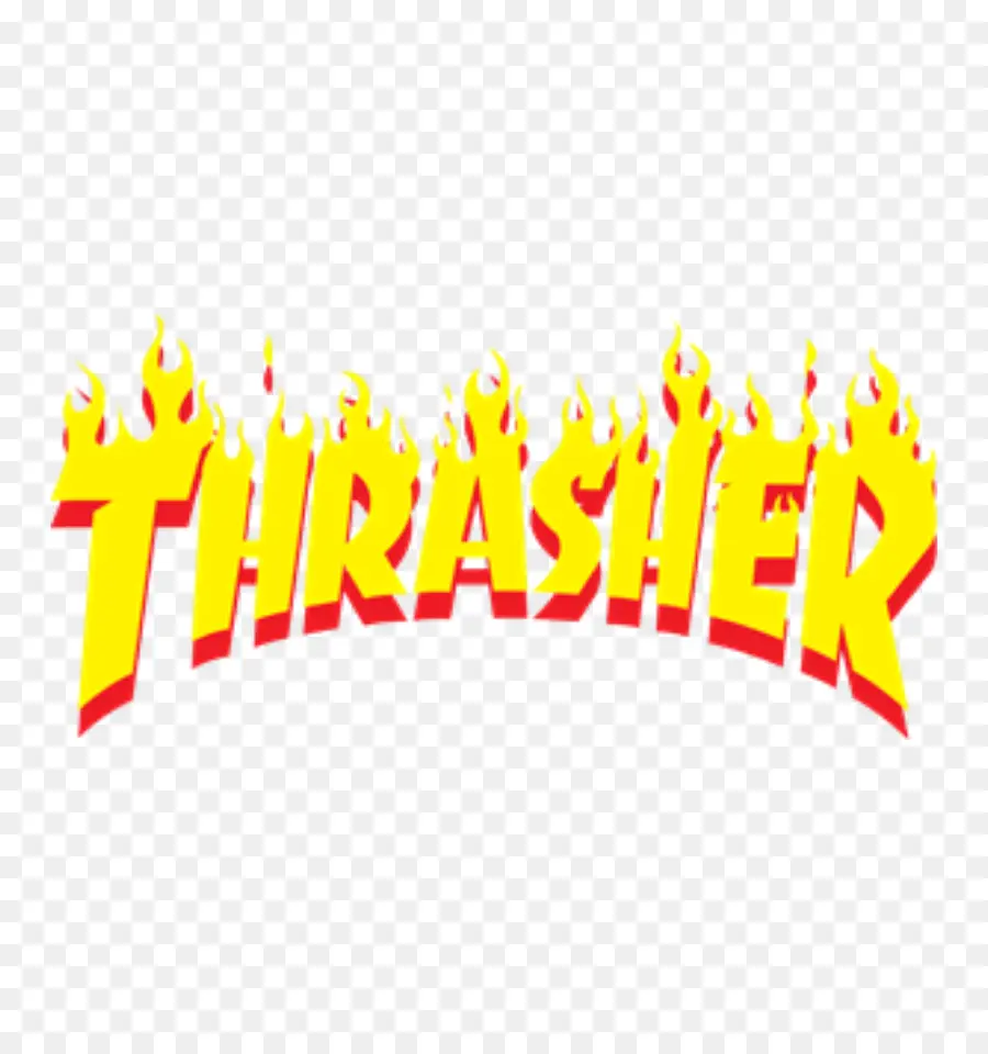 โลโก้ Thrasher，สเก็ตบอร์ด PNG